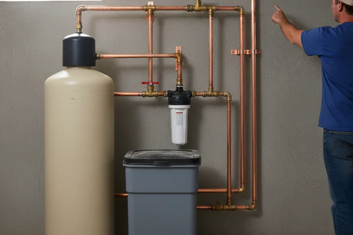 Whole-house water treatment system installed in Baxter